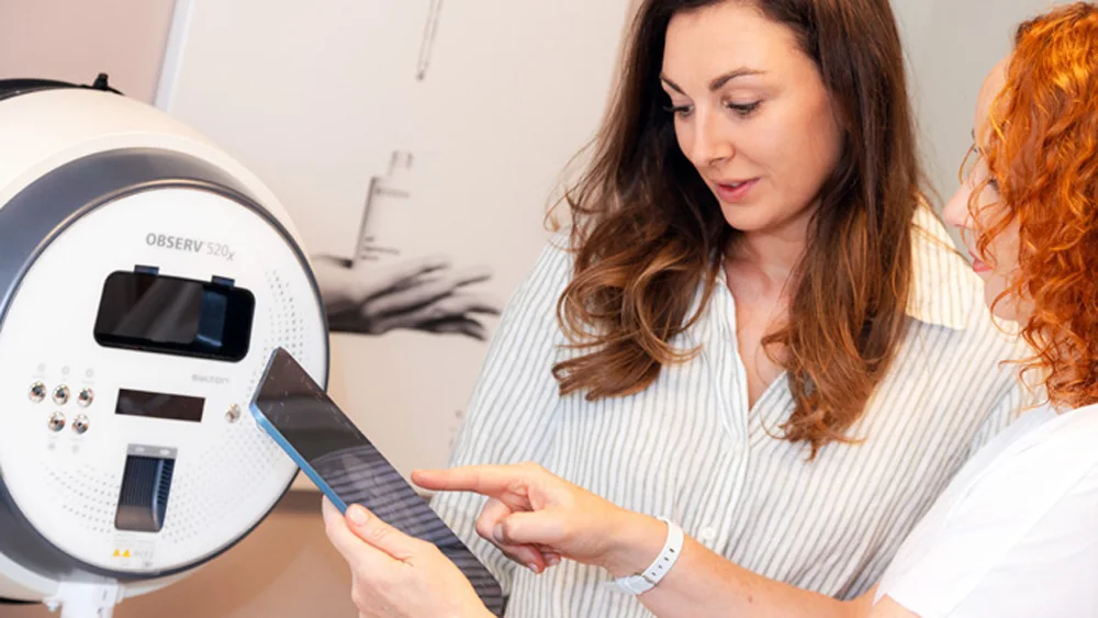 Hautanalyse mit dem Observ 520x